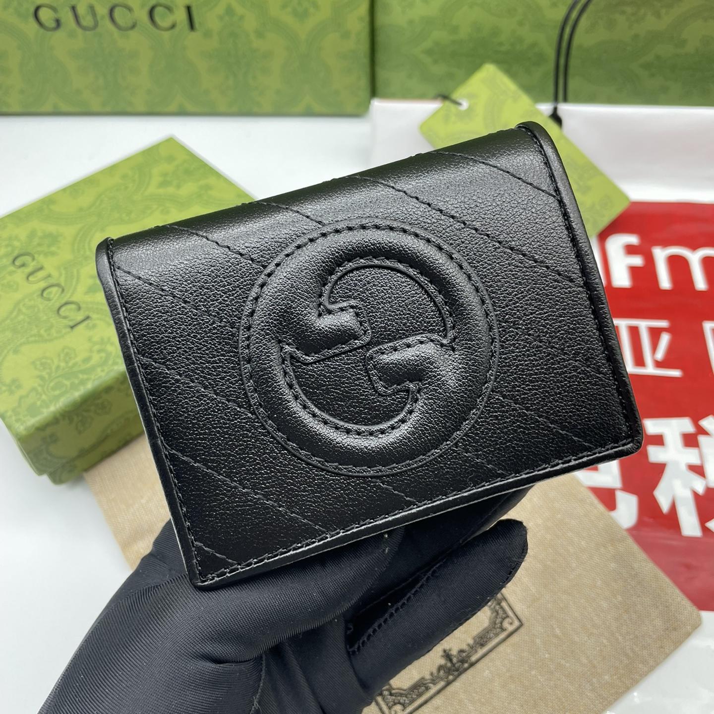 Gucci GG Unisex Blondie Card Case Wallet(Replica)