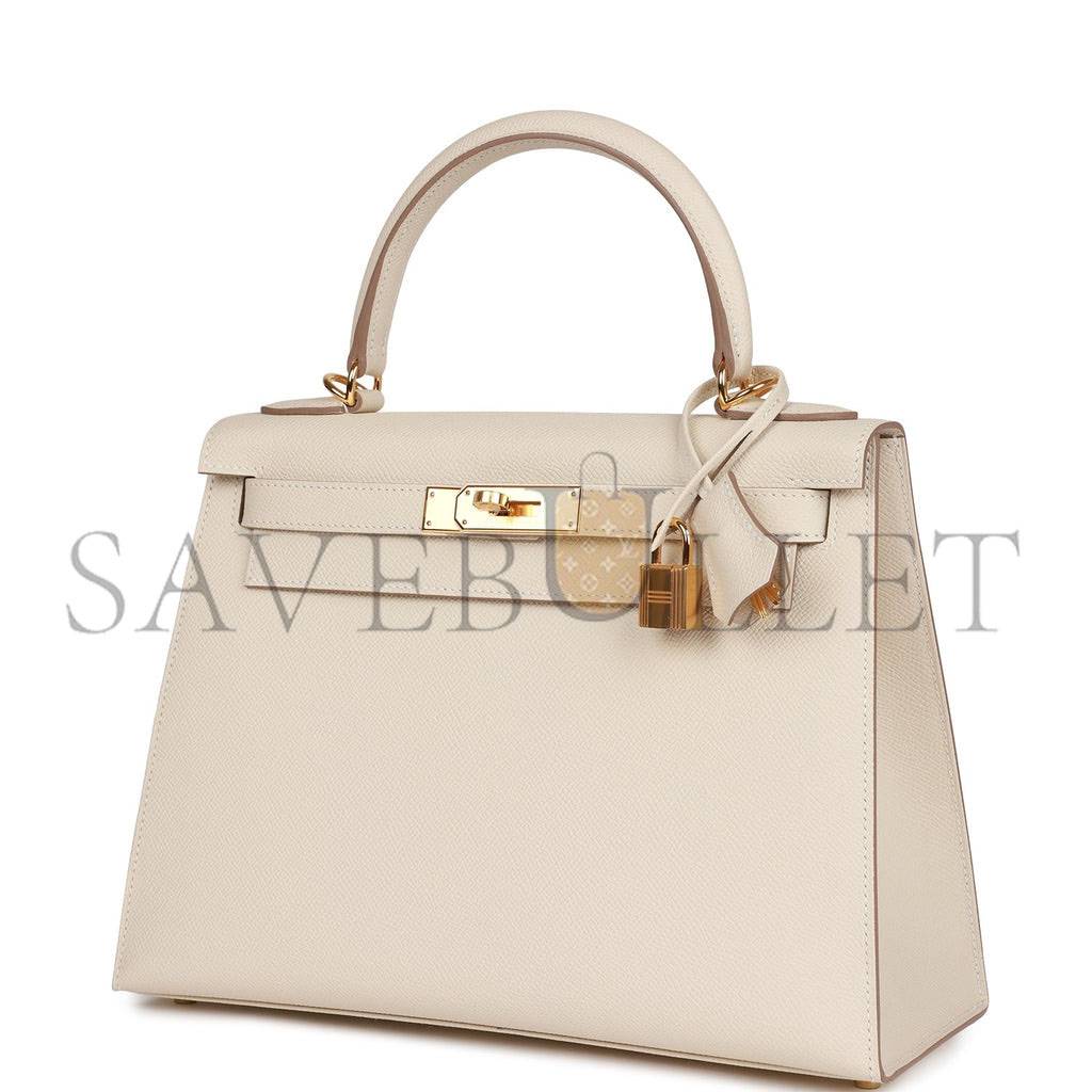 HERMES KELLY 28 EPSOM GOLD HARDWARE (28*22*10cm)