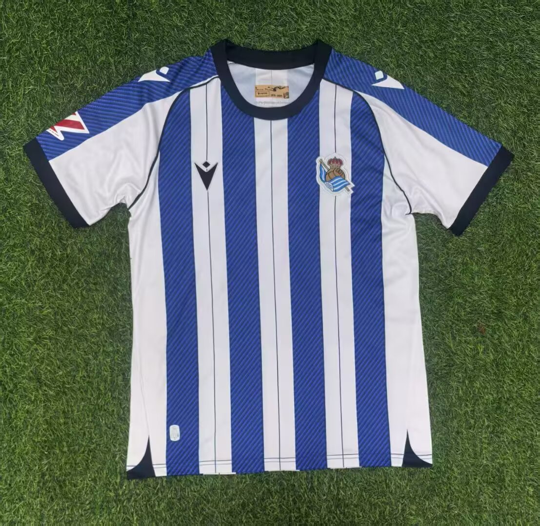 2025/2026 Real Sociedad Home Football Shirt 1:1 Thai Quality