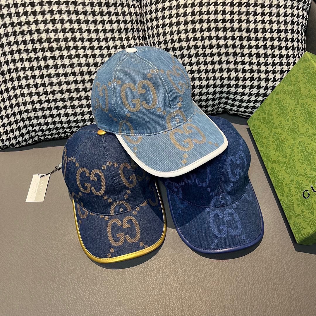 TOP GUCCI Classic Baseball Hat - 3 Colors