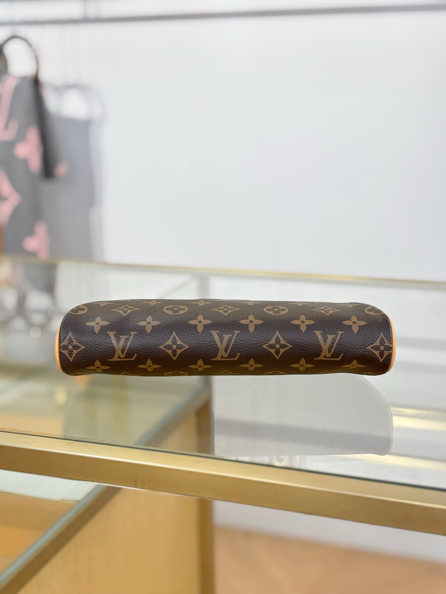 TOP Louis Vuitton LV Pochette Eva Monogram 27x11x5cm - Brown
