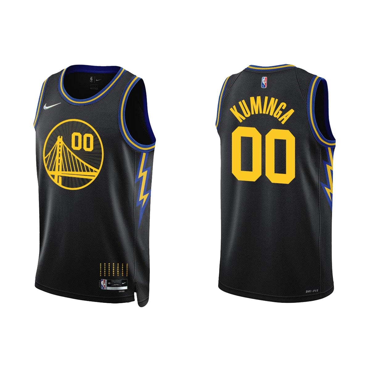 Custom Golden State Warriors 2021-22 City Edition Jersey