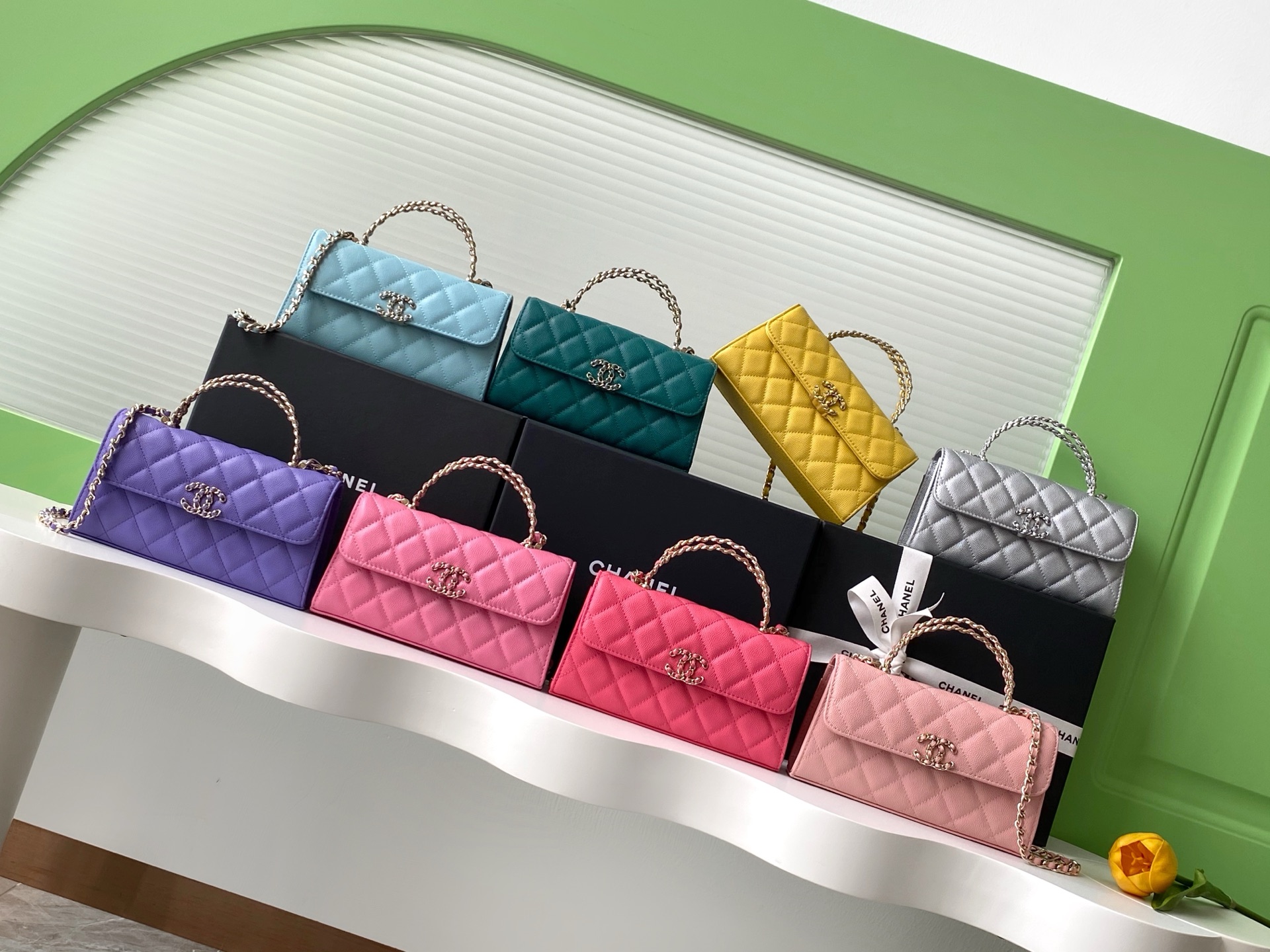 TOP CHANEL Coco  Handle Bag 10-18-4.5 cm - 8 Colors