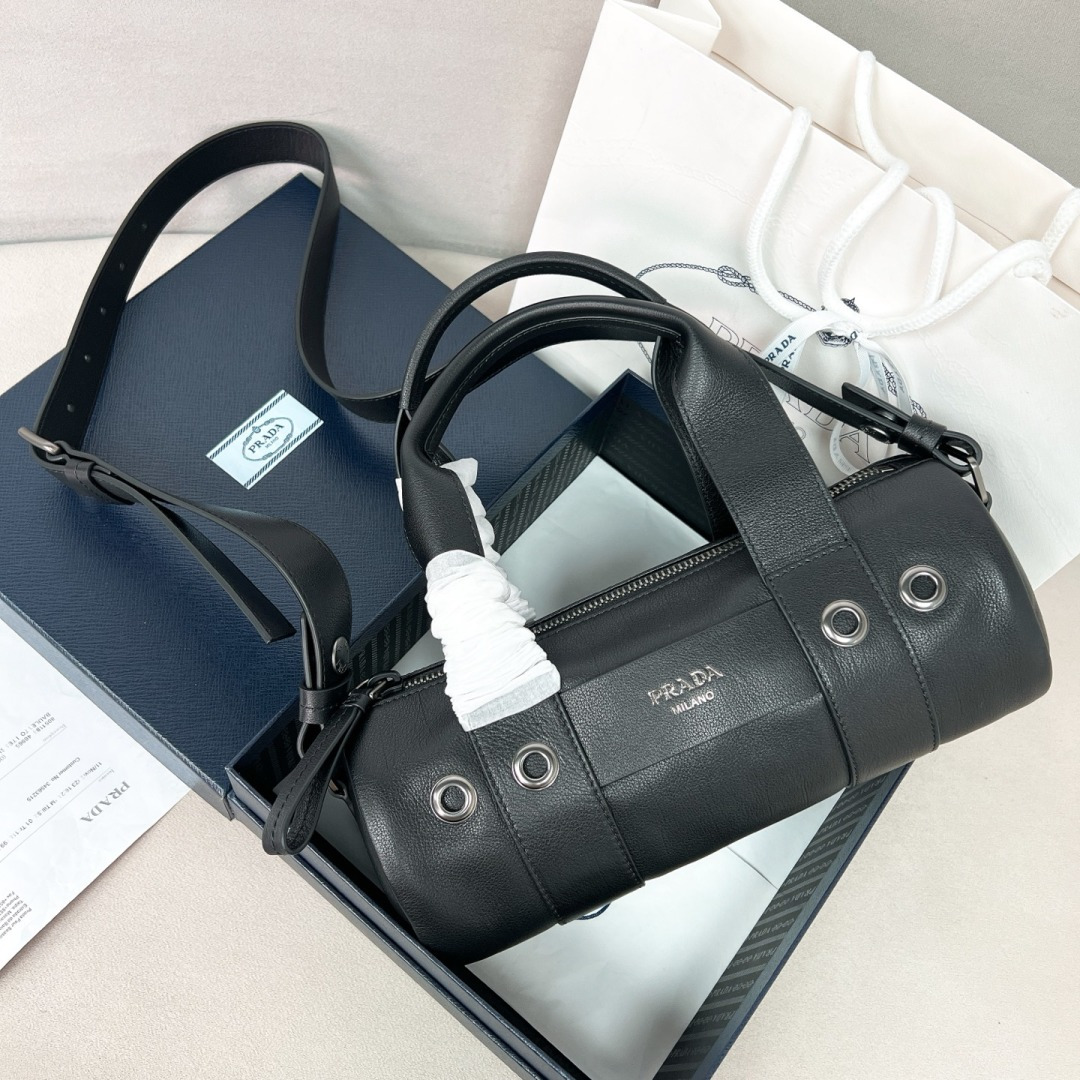 TOP PRADA Leather Bag 28.5x12x12cm - 2 Colors