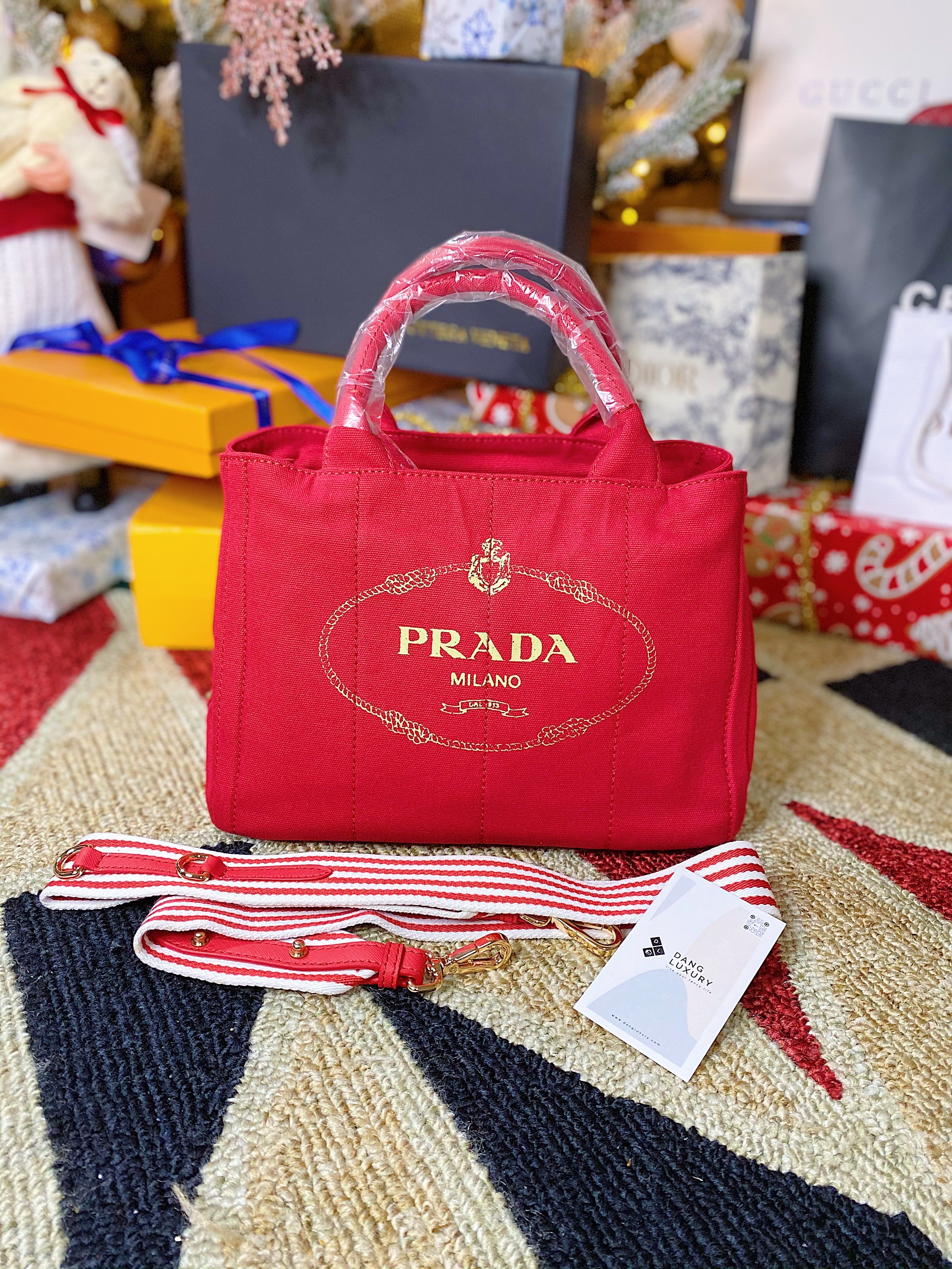 TOP PRADA Tote Bag - RED