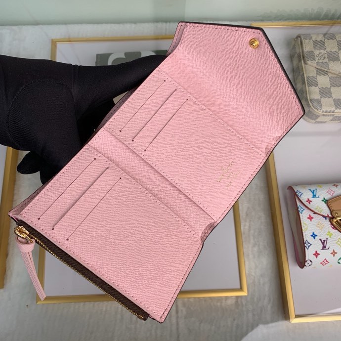 TOP Louis Vuitton LV LV Damier Victorine Wallet - 16 colors