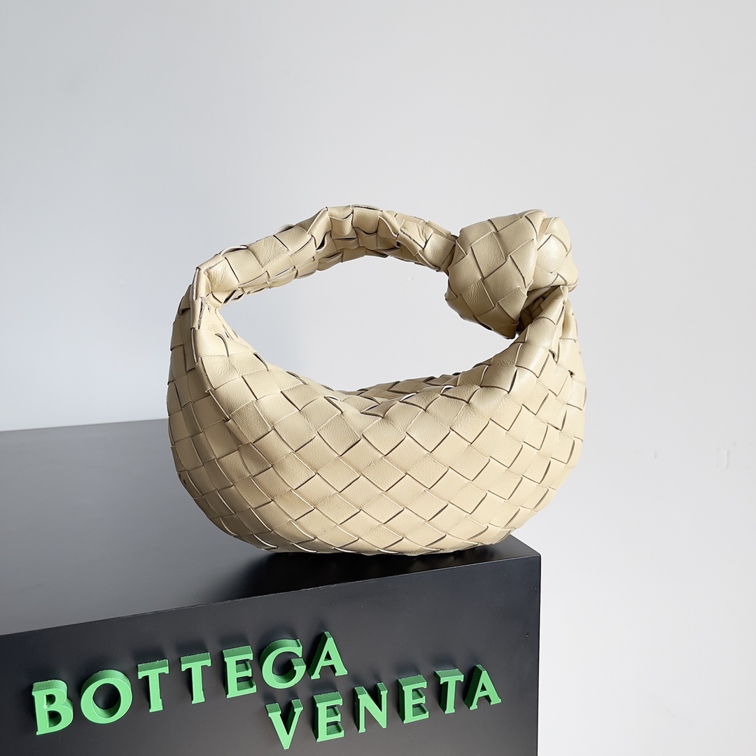 TOP Bottega Veneta BV Jodie Bag Teen 23*15*5cm - Beige