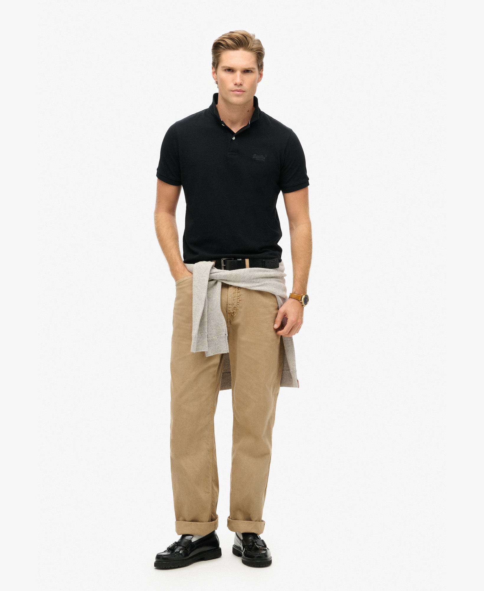 Classic Pique Polo | Black