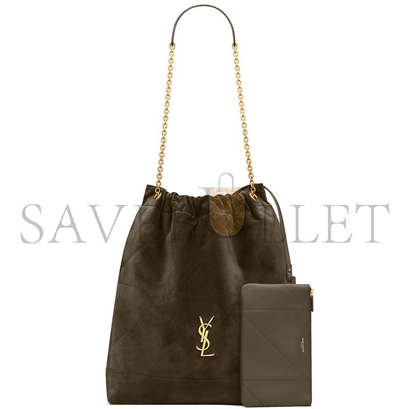 YSL JAMIE LARGE POCHON IN SUEDE 8283501U8P73212 (41*34*5cm)