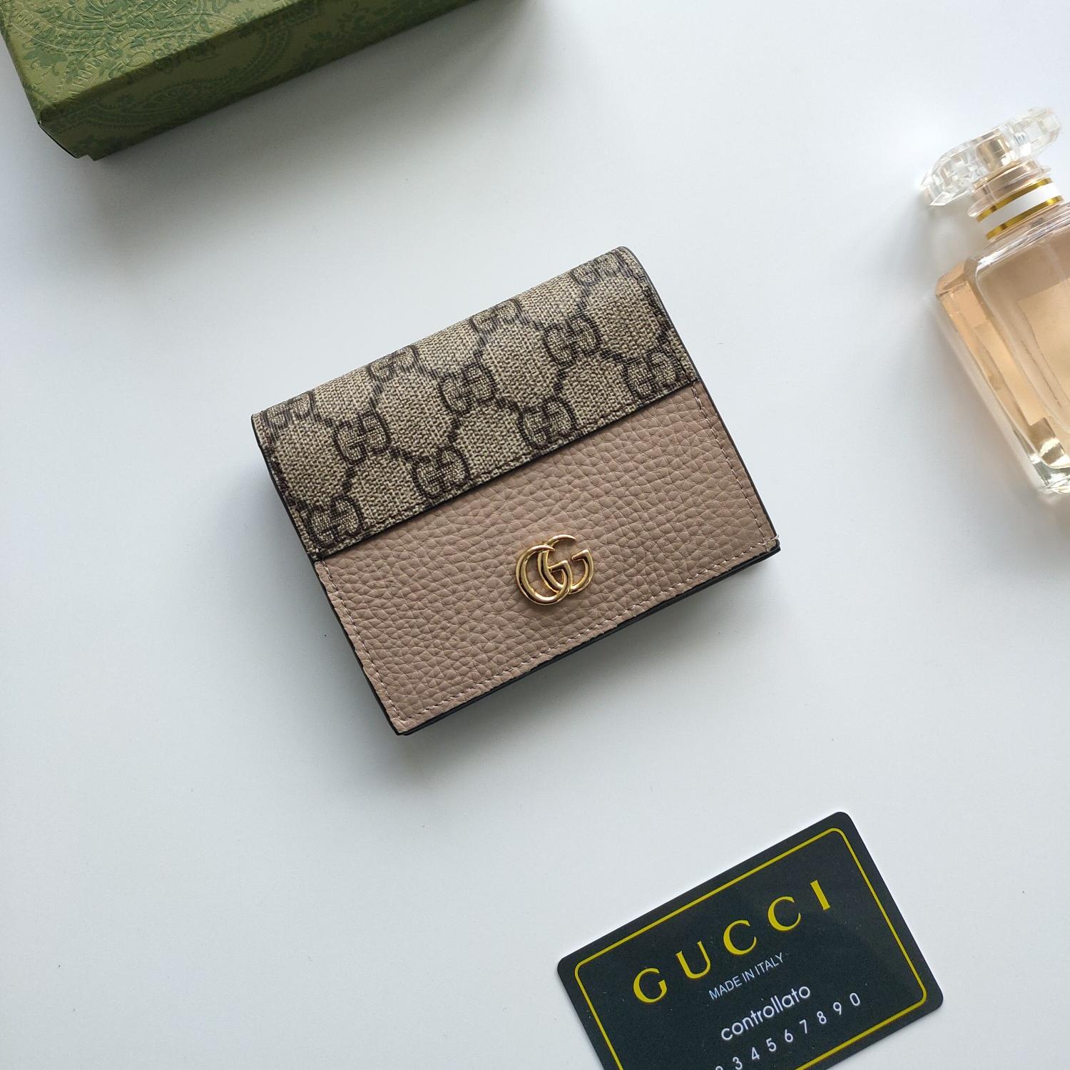 Gucci Unisex GG Marmont Card Case Wallet(Replica)