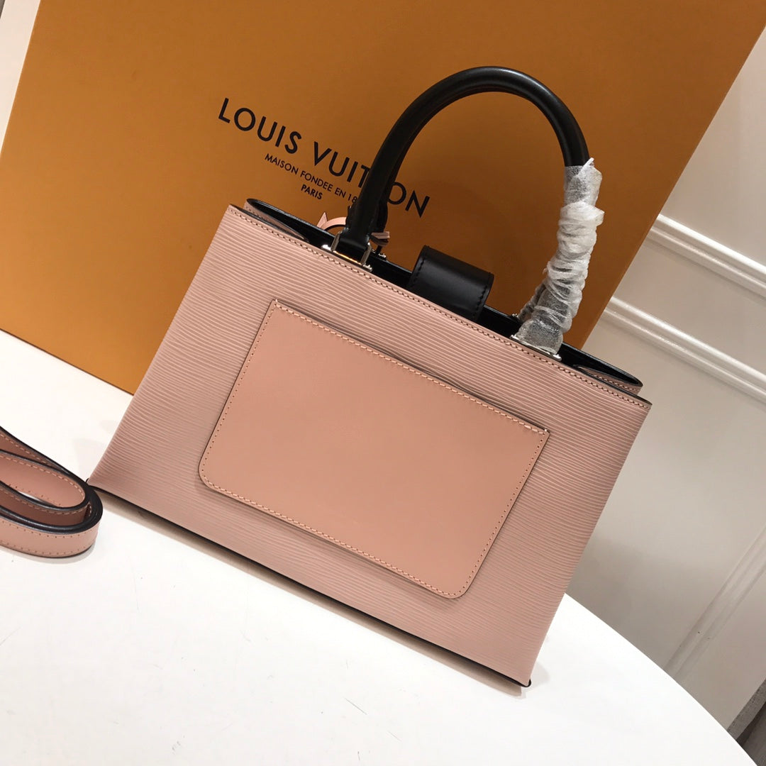 TOP Louis Vuitton LV L*V Epi Kleber PM Bag 31×20×11CM- Pink