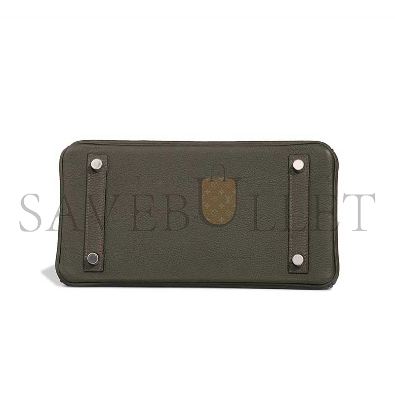 HERMÈS BIRKIN 25 TOGO VERT DE GRIS (25*20*13cm)