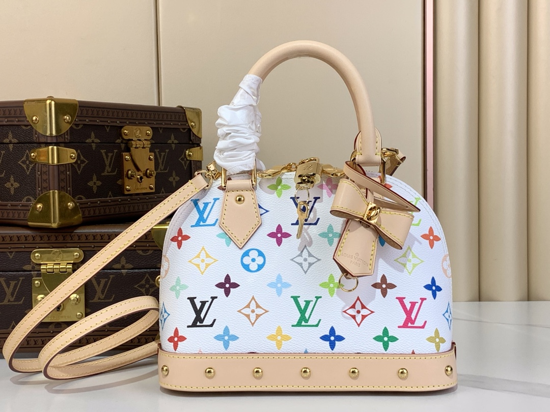 TOP Louis Vuitton LV Alma Bag BB 23.5X17.5X11.5cm - 2 Color