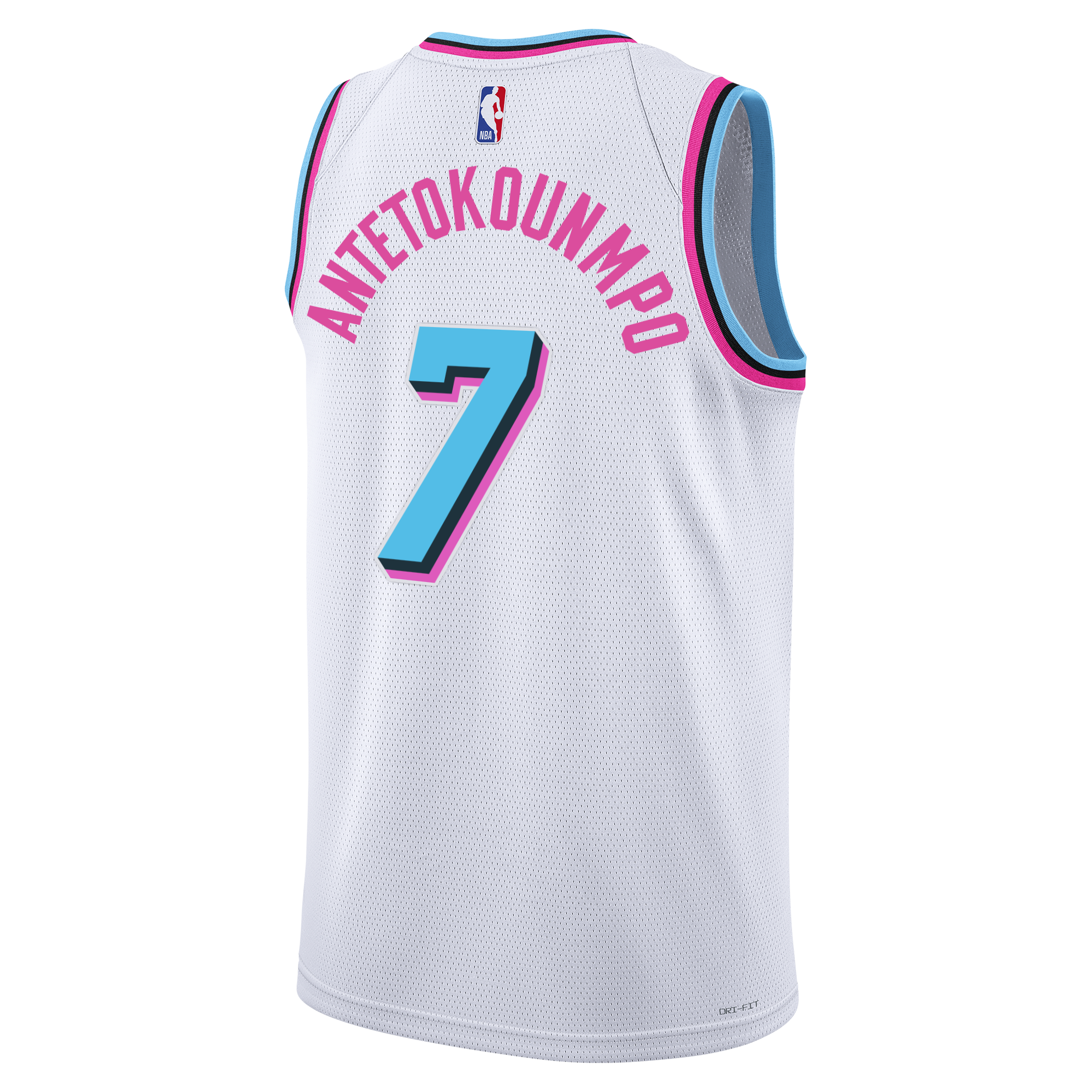 Giannis Antetokounmpo Miami HEAT Jersey - White