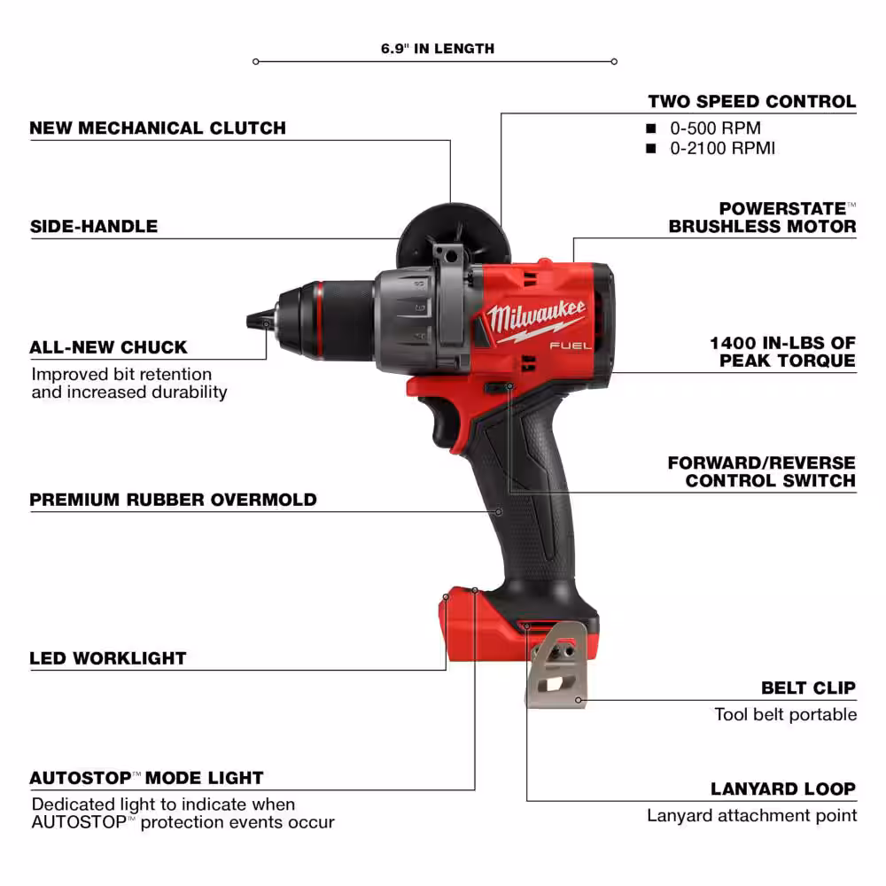 M18 FUEL 18V Lithium-Ion Brushless Cordless Combo Kit (5-Tool) with Two 5.0 Ah Batteries, 1 Charger 1 Tool Bag