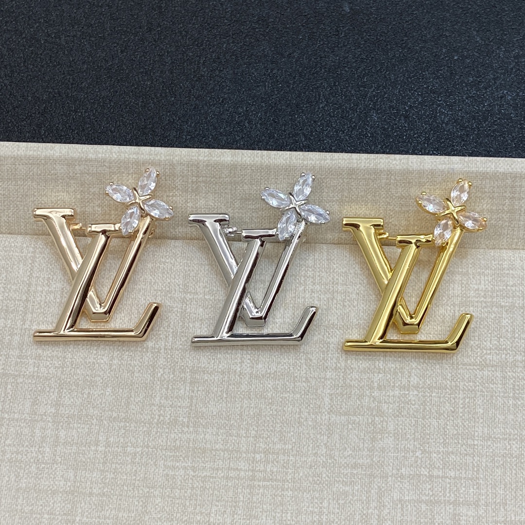 TOP Louis Vuitton LV Brooch - 3 Color