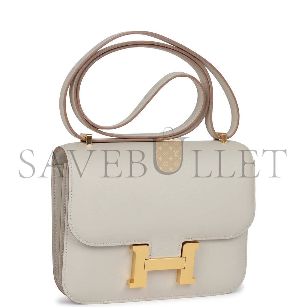 Hermes Constance 18 Gris Perle Swift Gold Hardware