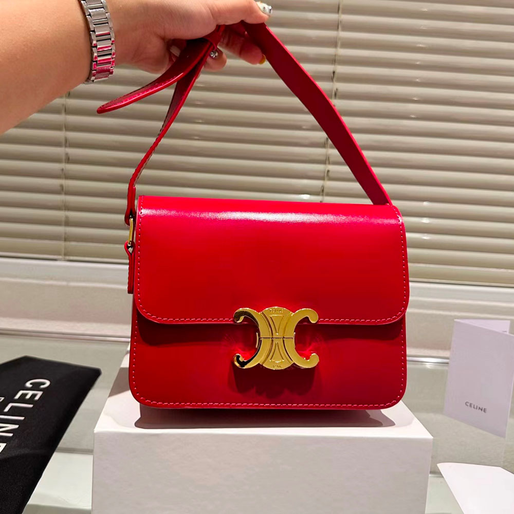 CELINE Triomphe Shoulder Bag Small&Medium(Replica)