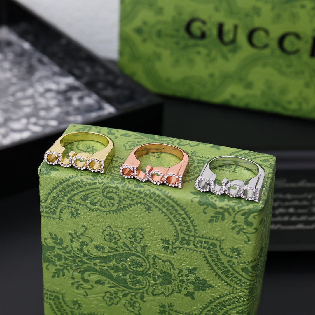 TOP GUCCI Ring - 3 Colour