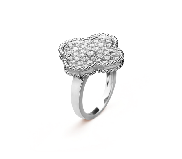 TOP Van Cleef & Arpels Magic Alhambra Ring  - Silver