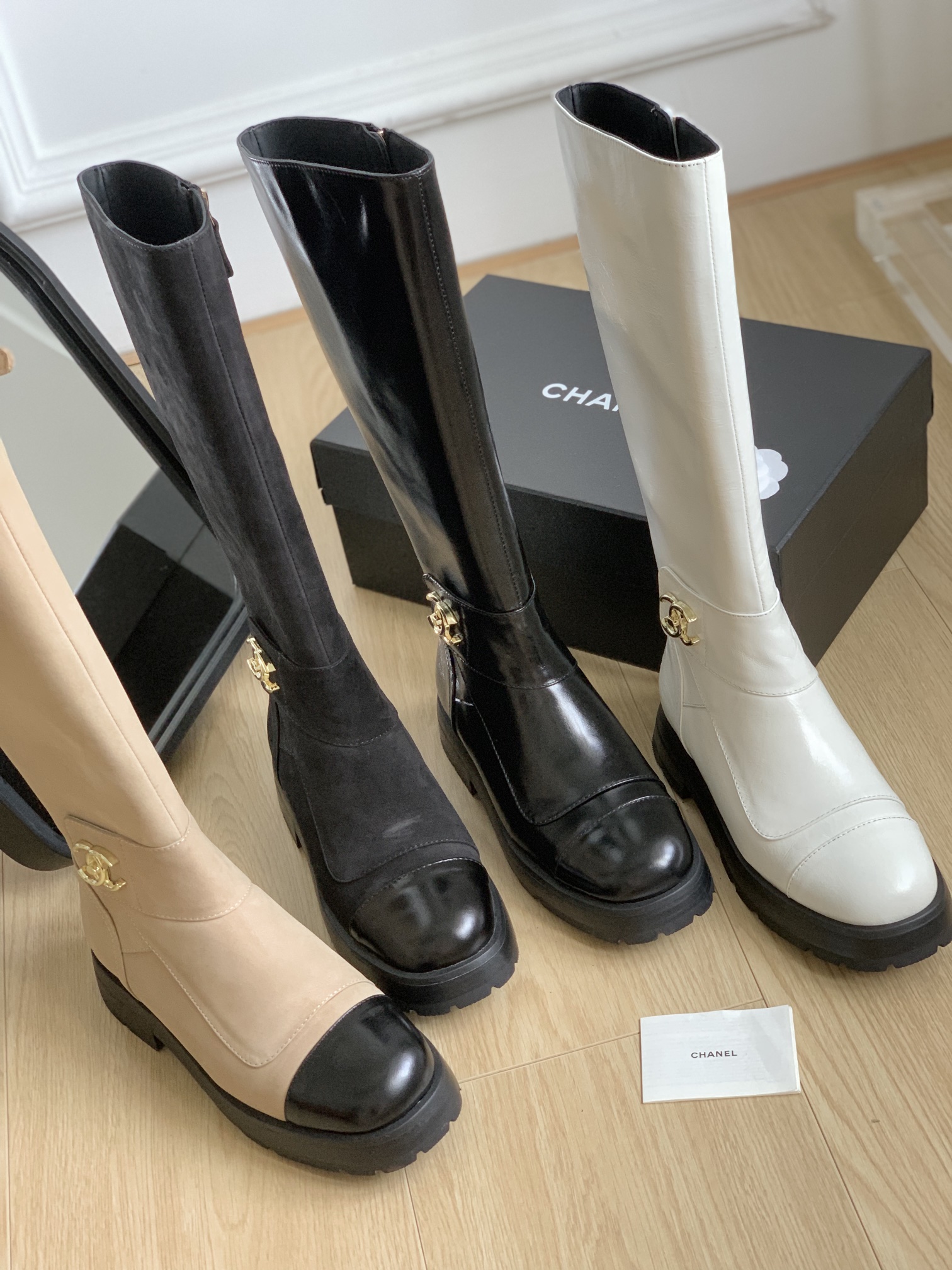 TOP CHANEL New Cowhide Boots - 4 Colors