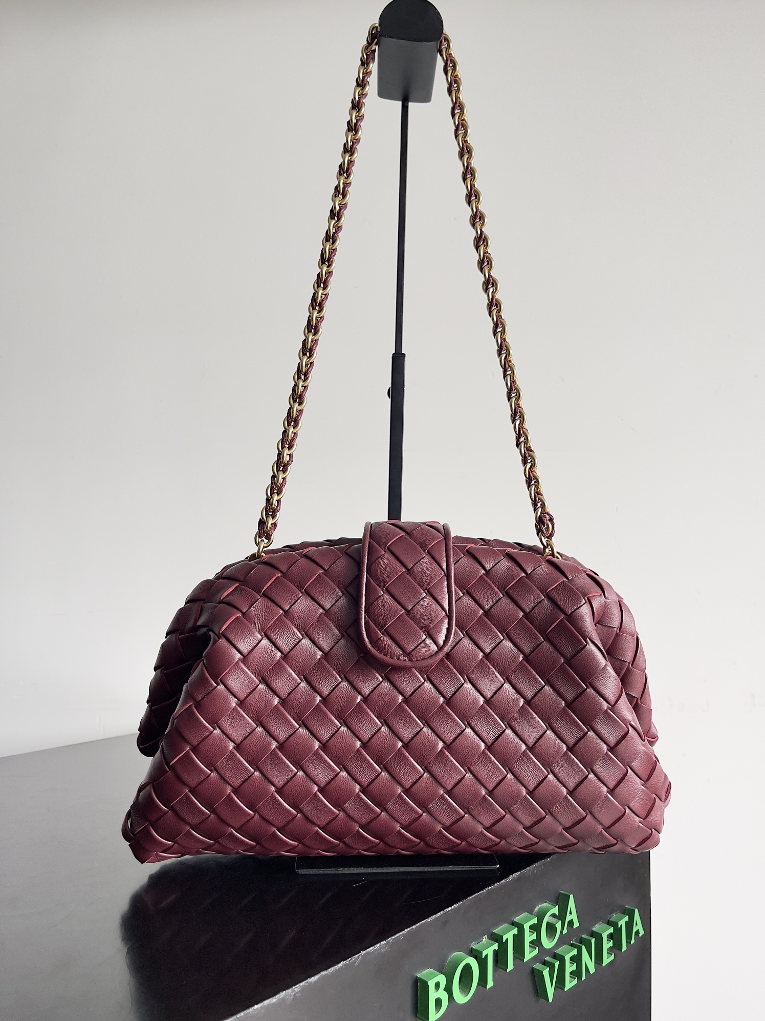 TOP Bottega Veneta BV Lauren 1980 Padded Intrecciato Leather Clutch Bag 31.5*16.5*11cm - 5 Color