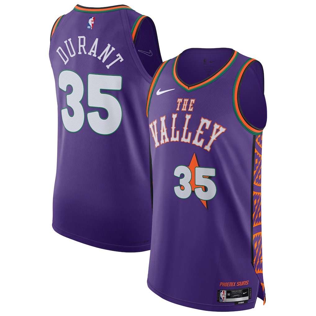 Men's Phoenix Suns Kevin Durant Purple 2024/25 Jersey - City Edition