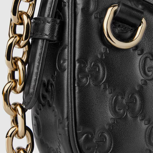 Gucci GG Emblem mini shoulder bag (Replica)