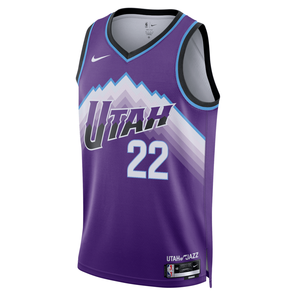 Unisex Utah Jazz Darryn Peterson Nike Purple 2026 Swingman Jersey - Icon Edition