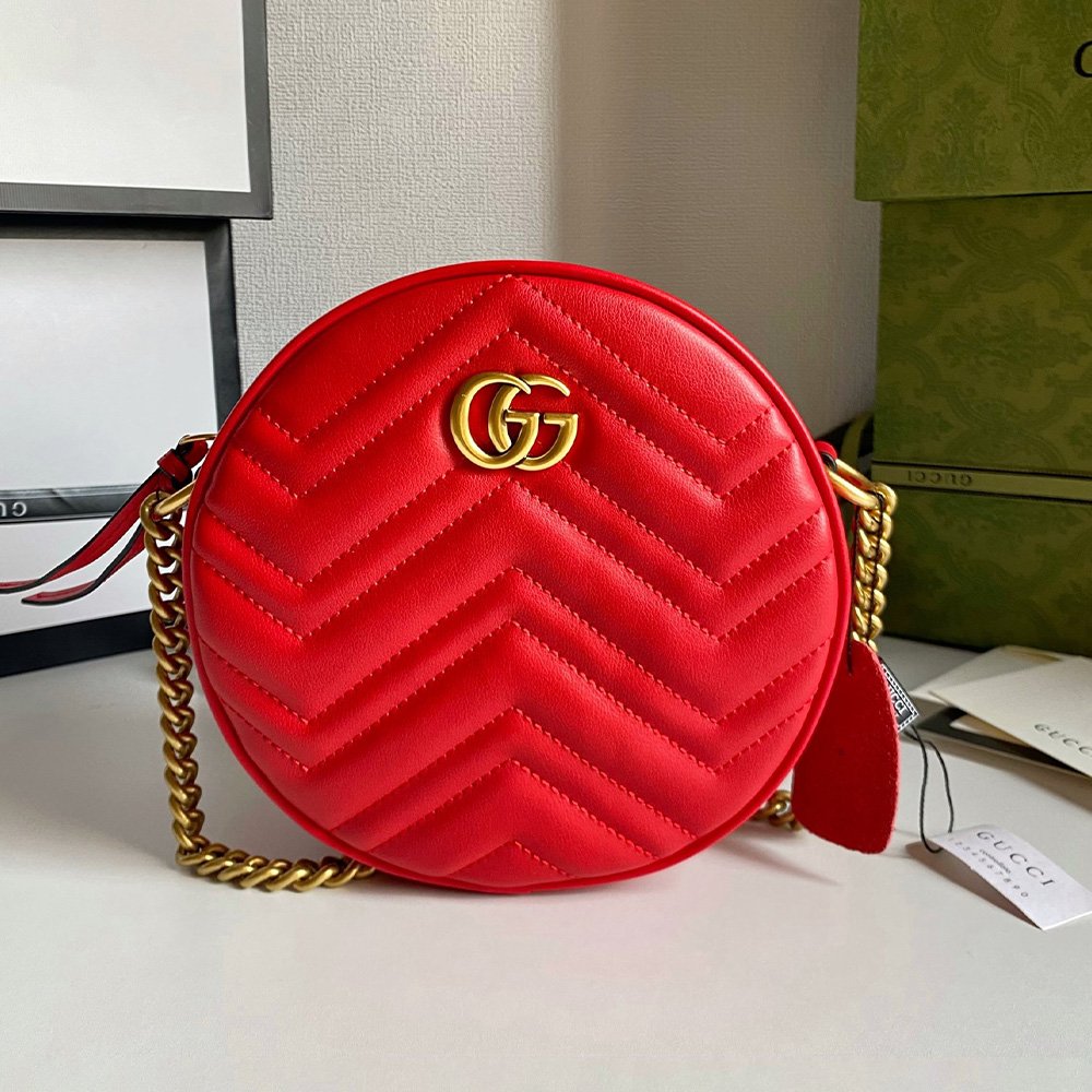 Gucci Marmont Round Shoulder Bag(Replica)