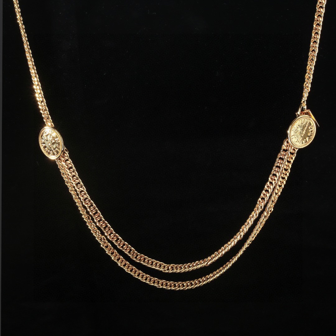 TOP CHANEL  Multi Layer Vintage Waist Chain