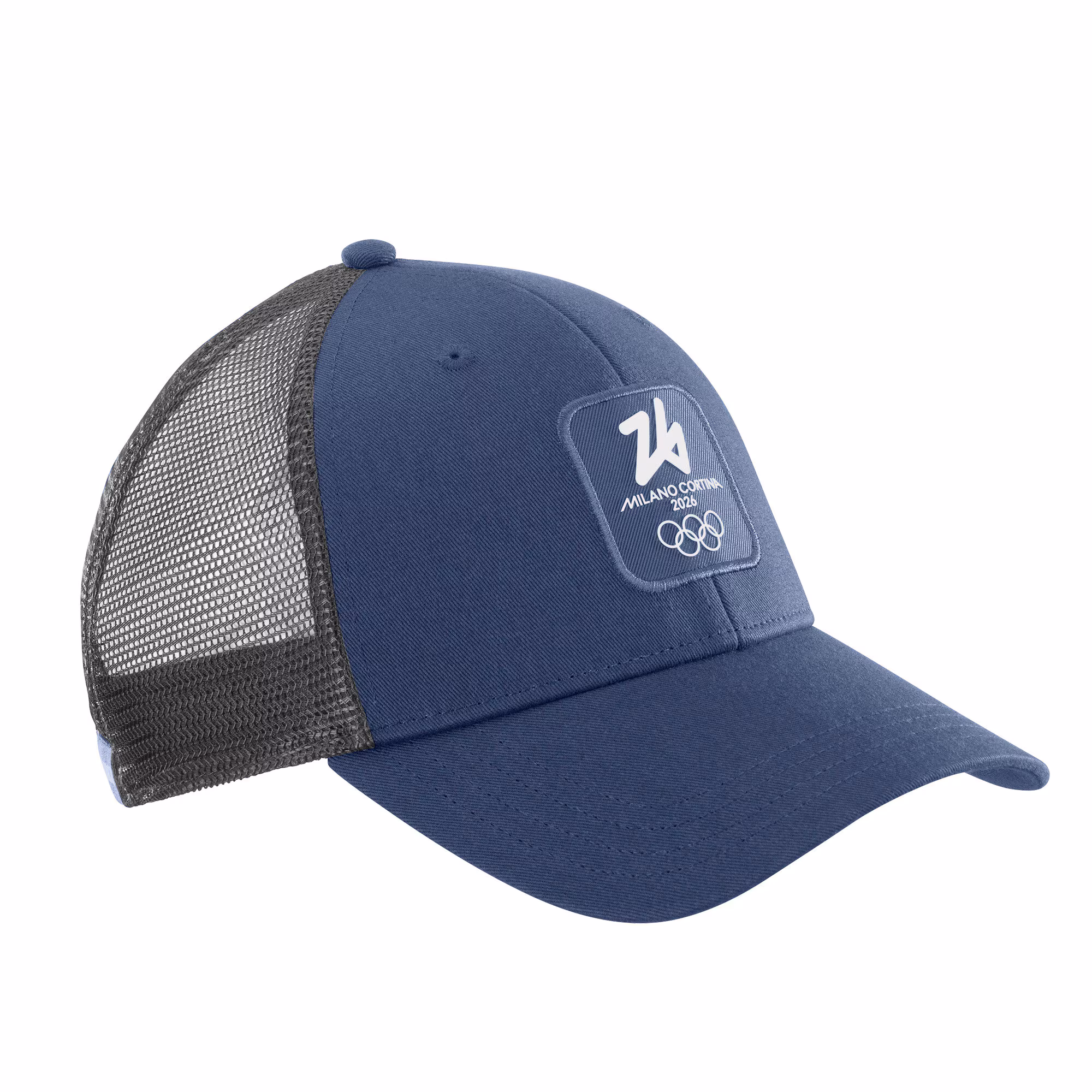 Milano Cortina 2026 Olympics Salomon Logo Trucker Cap - Black