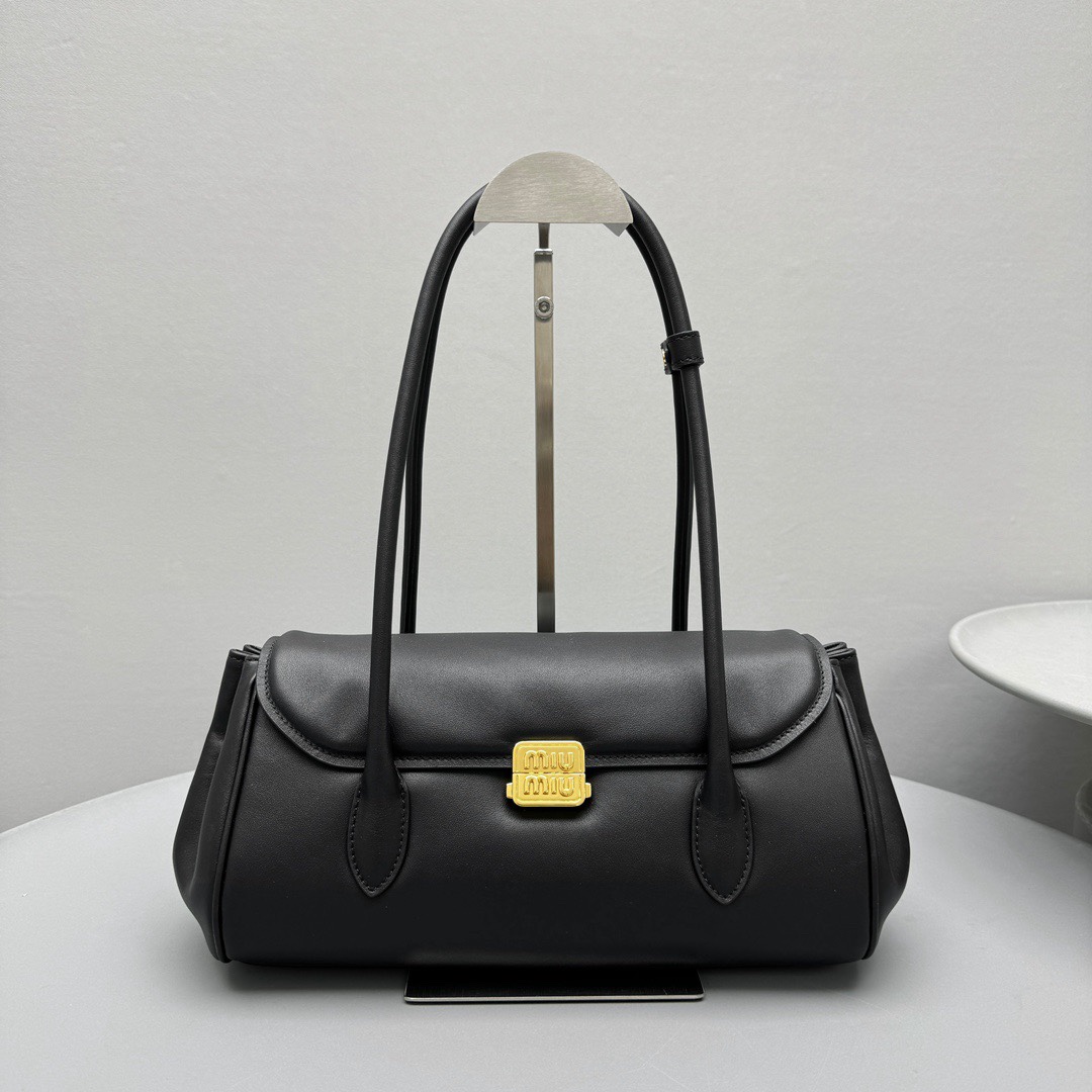 TOP Miu Miu Leather Shoulder Bag 28x8x16cm - 3 Colors