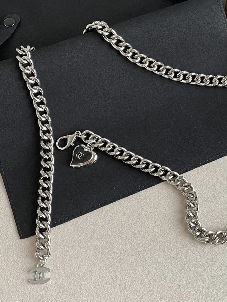TOP CHANEL Waist Chain - Silver