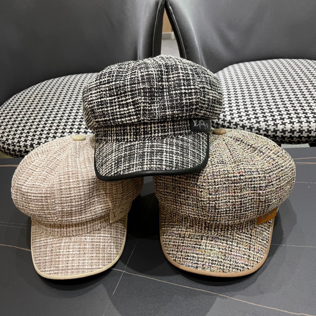 TOP Louis Vuitton LV Vintage Beret Cotton And Hemp - 3 Colors