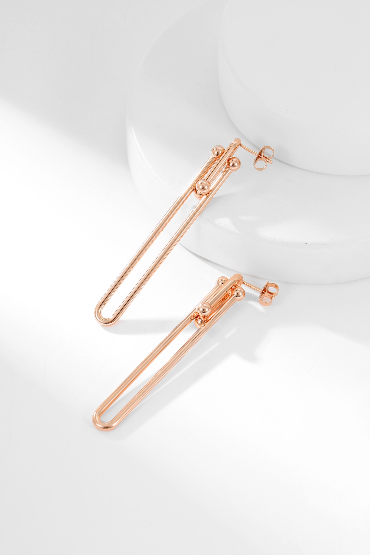 TOP Tiffany & Co. Long Glossy Earrings - 2 Colors