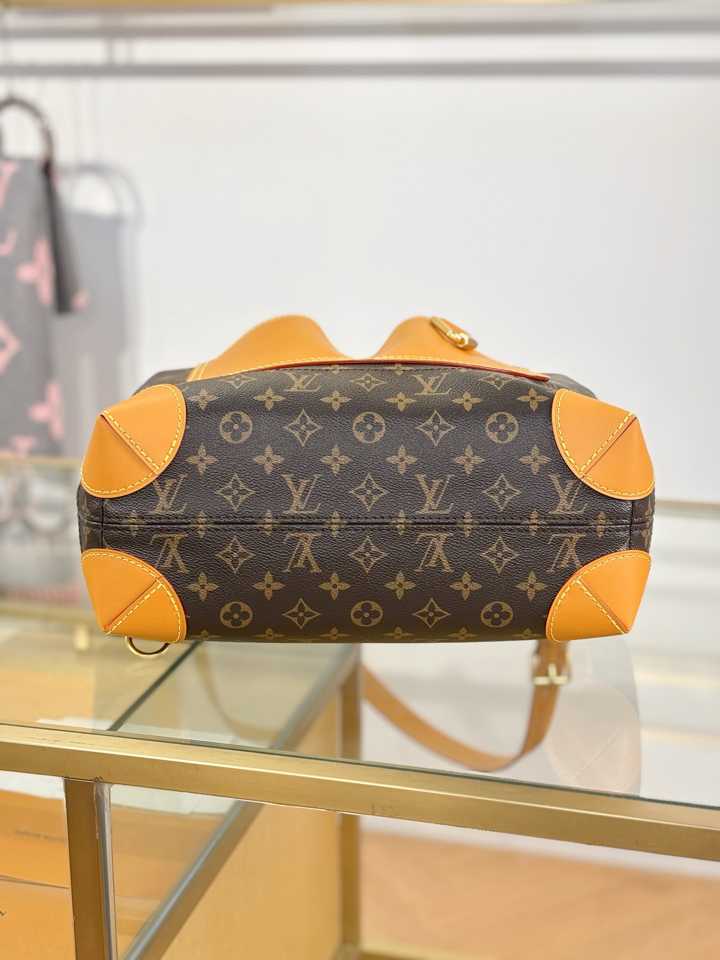TOP Louis Vuitton LV Steamer 30 Monogram Bag 33x32x14 cm - Brown