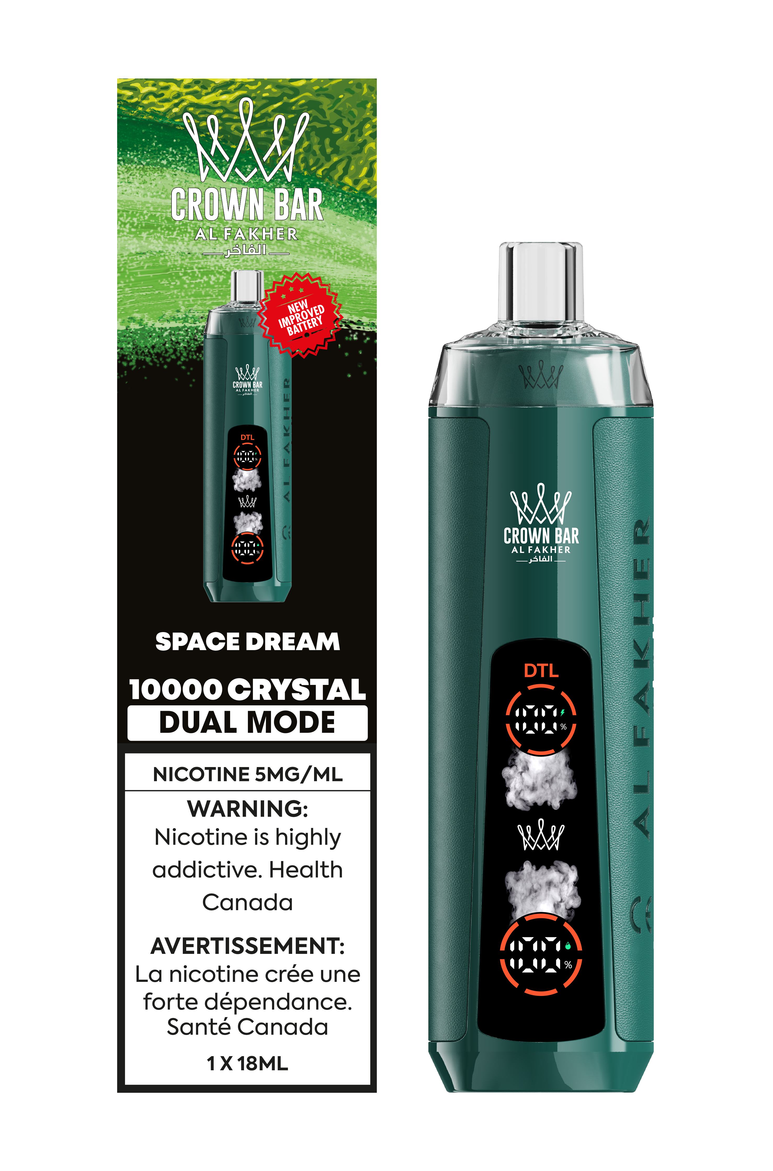 AL FAKHER 10000 CRYSTAL DUAL MODE