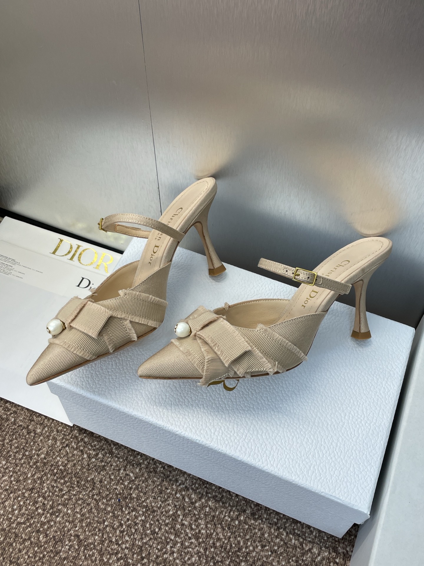 TOP Christian Dior Adiorble CD 7cm Heels Sandals - 2 Color