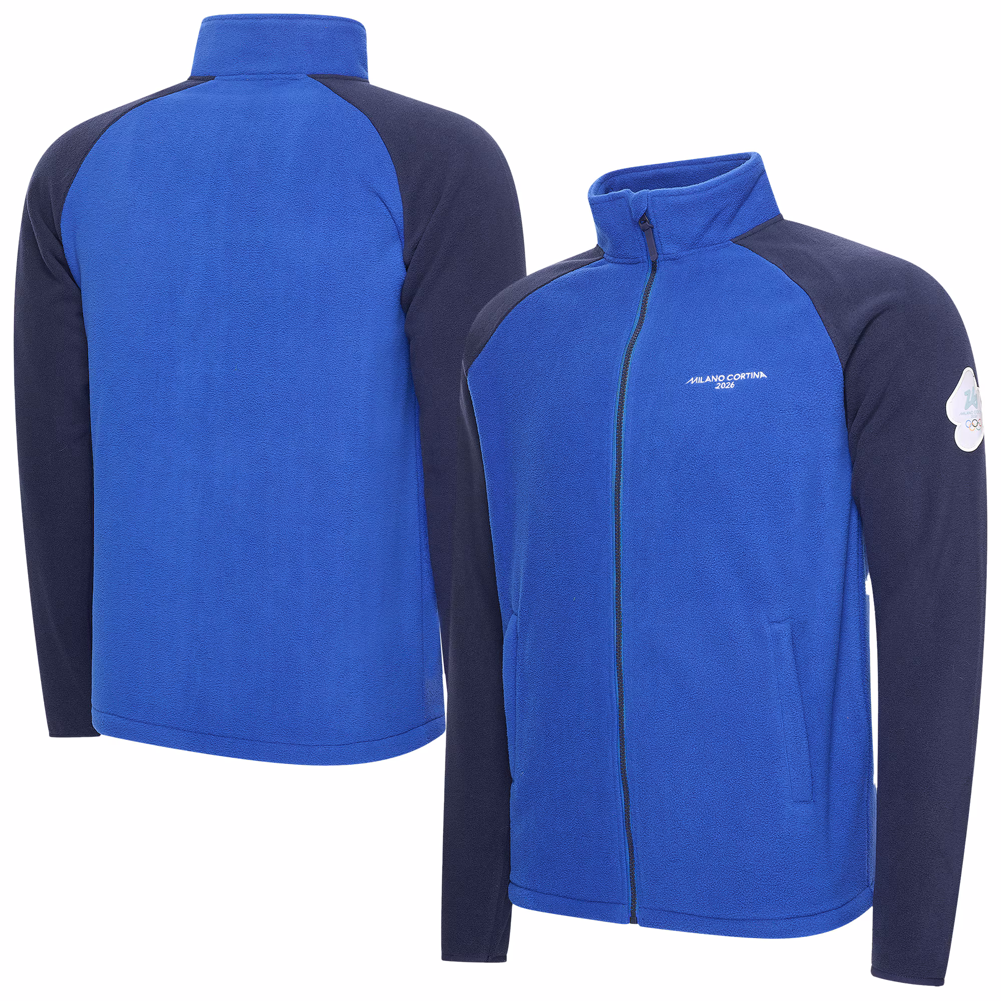 Milano Cortina 2026 Olympics Full Zip Fleece - Blue