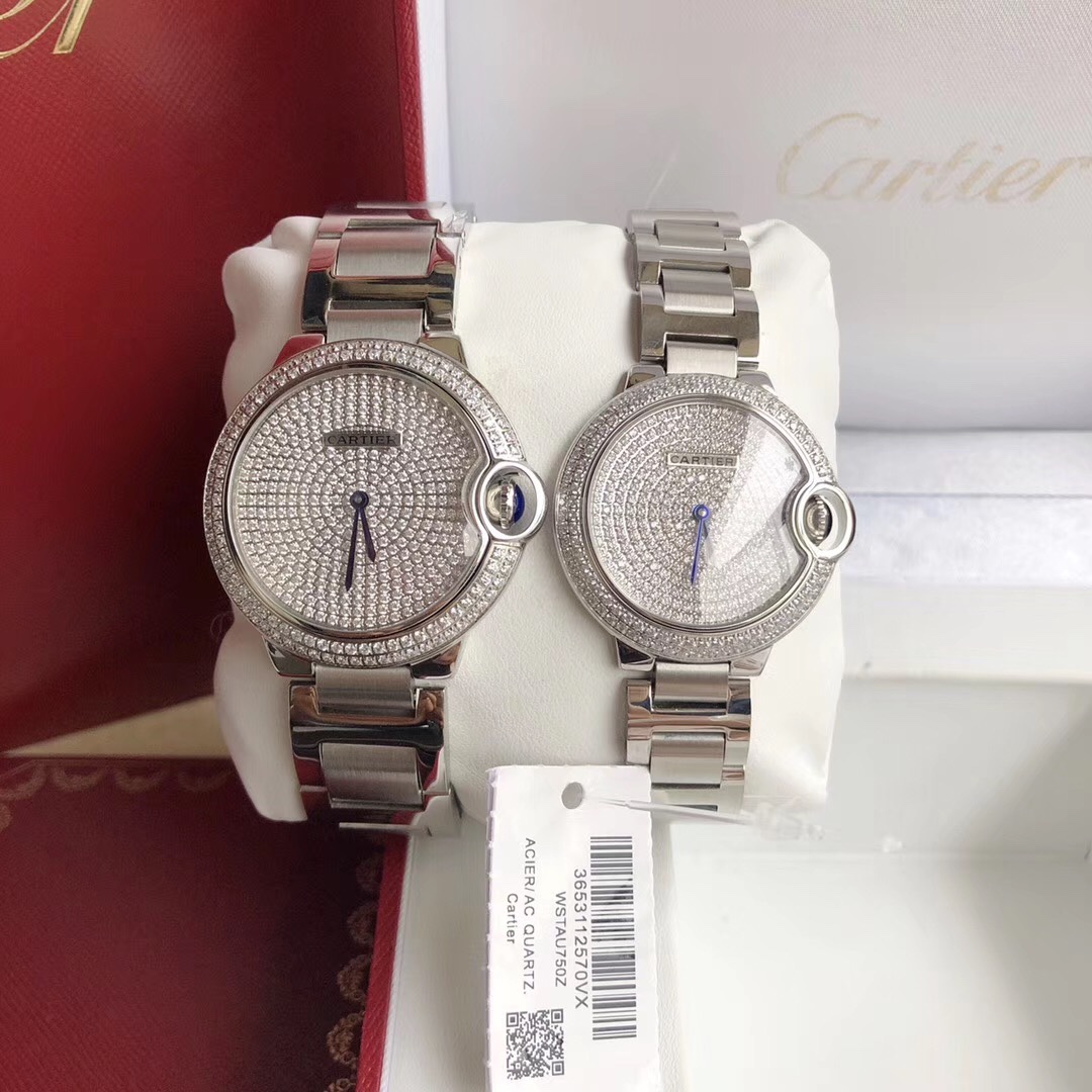 TOP Cartier Blue Balloon Starry Sky Watches 33/36mm - 2 Sizes