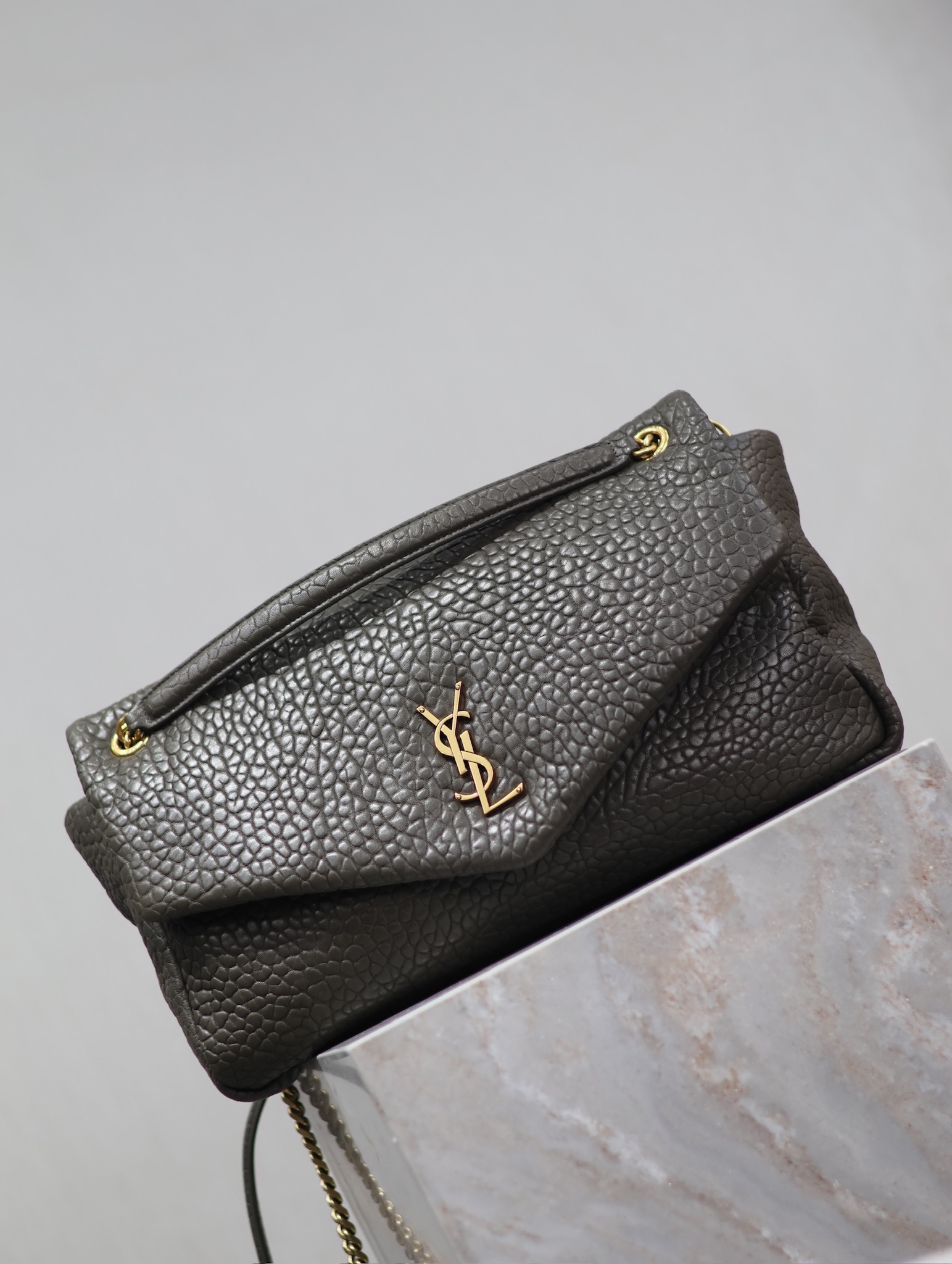 TOP Yves Saint Laurent YSL Calypso Bag 35.5×21×9cm - 2 Color&GHW