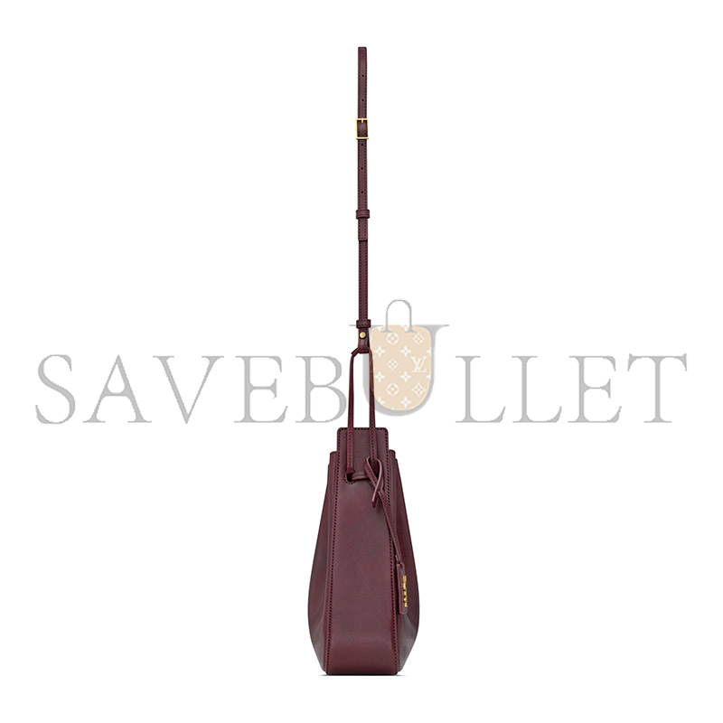 YSL BUCKET BAG IN LEATHER 817386AADOO6195 (18*24*7cm)