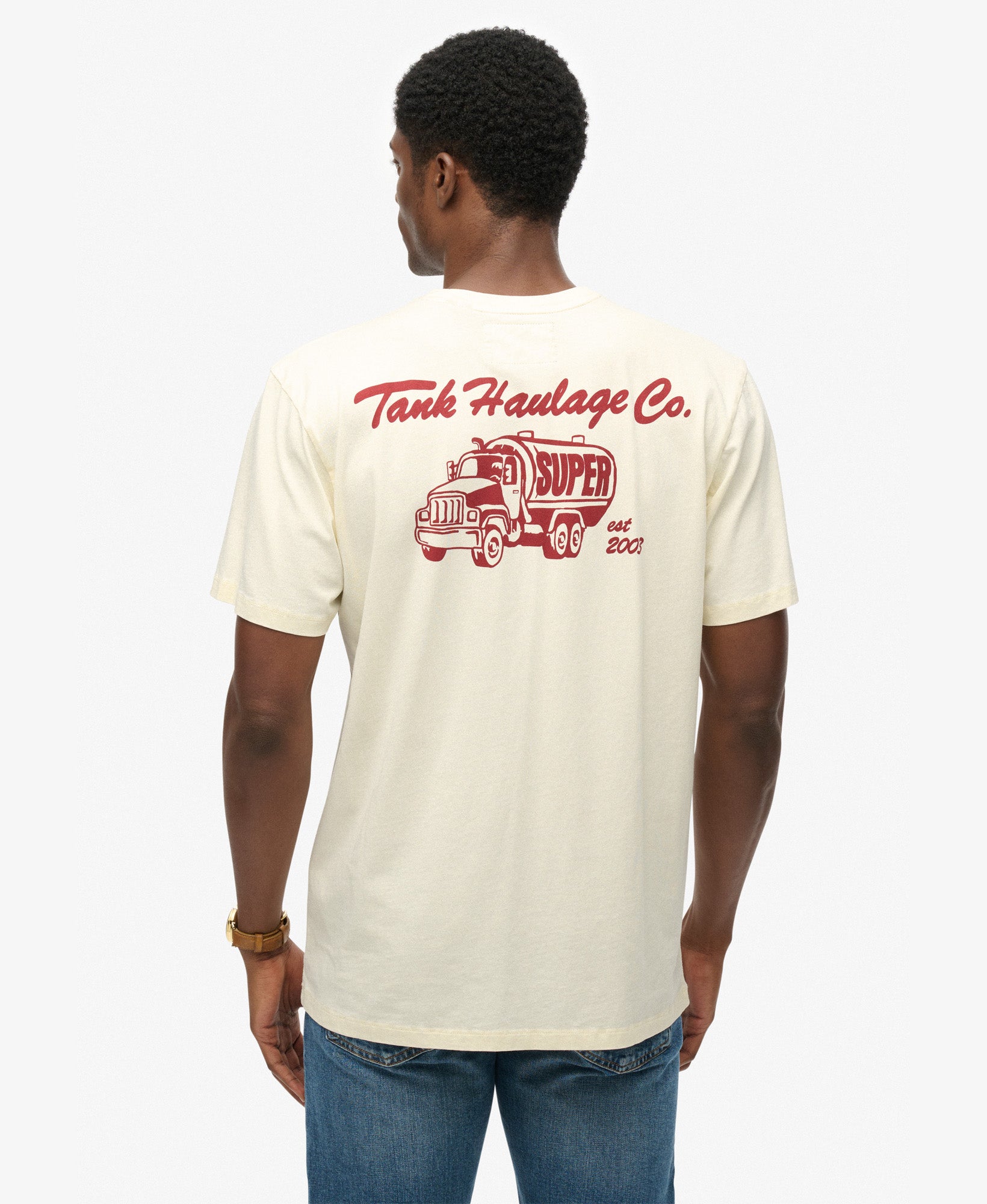 Trade Tools Oversized Tee | Dusty White