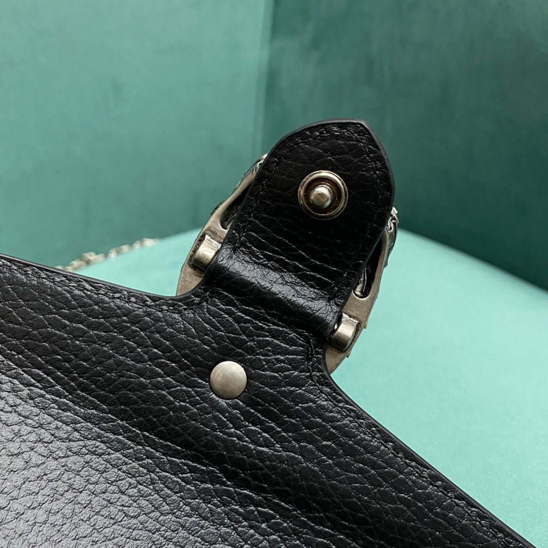 TOP GUCCI G*G Dionysus Super mini Bag w Stones - Black