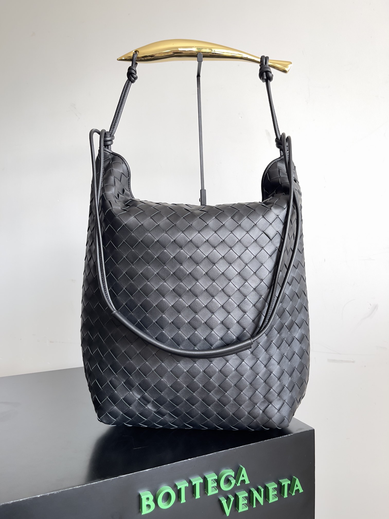 TOP Bottega Veneta BV Sardine Bag 44x13x40cm - Black