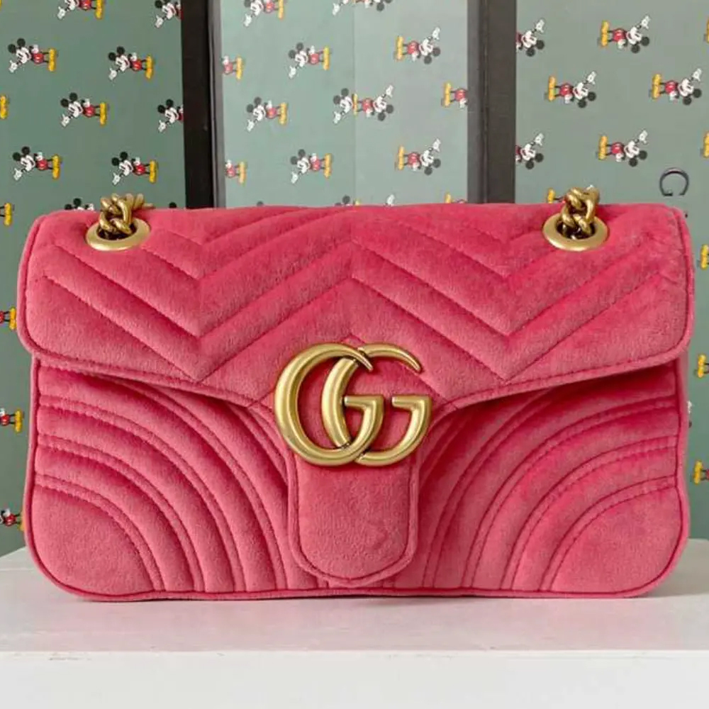 Gucci GG Marmont Velvet Small(Replica)