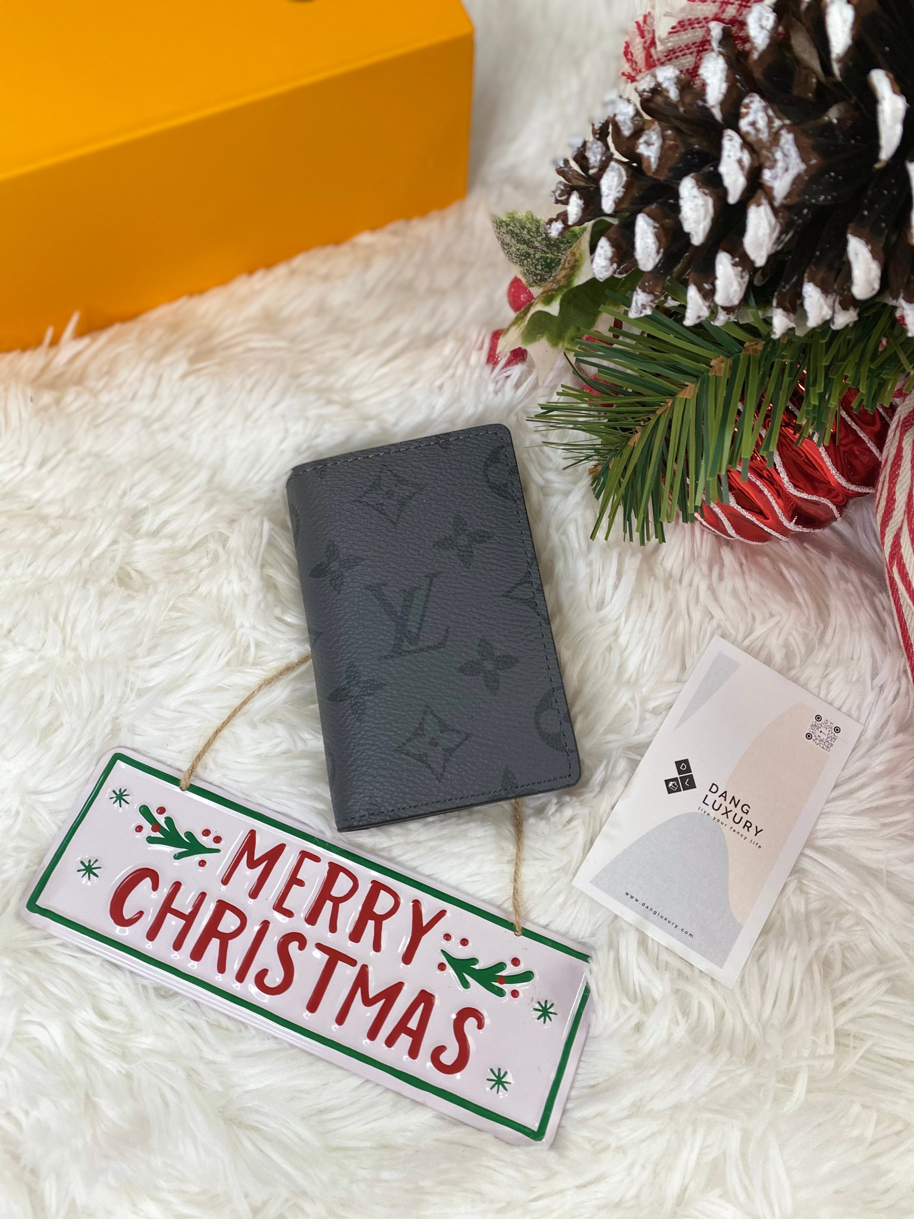 TOP Louis Vuitton LV Monogram LV Unisex Monogram Calfskin Folding Wallet Card Holders