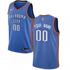 Custom Oklahoma City Thunder AUTHENTIC Jersey