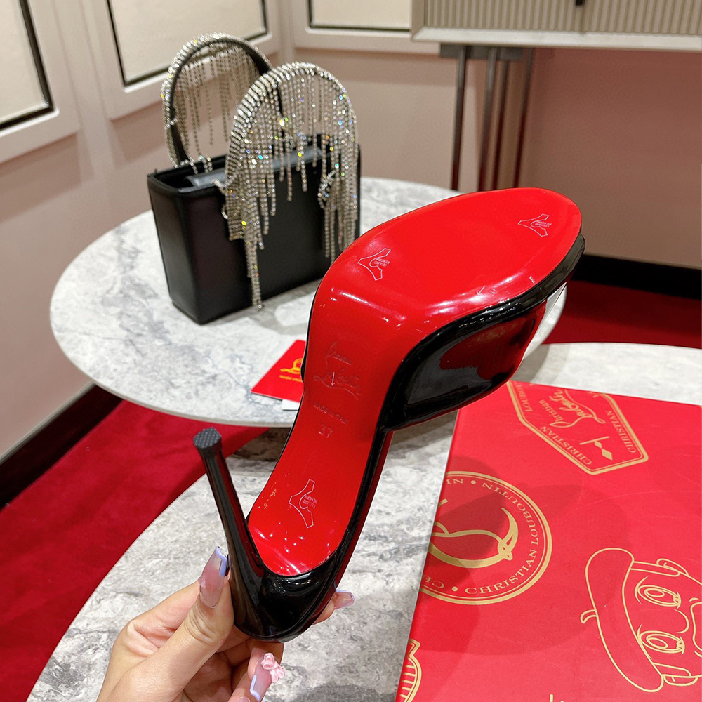 Christian Louboutin Open Toe High Heels (Replica)